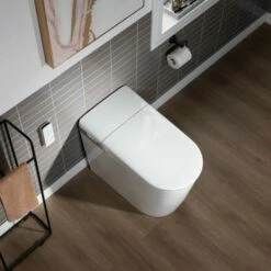 WOODBRIDGE B0980S Intelligent Smart Toilet, Massage Washing, Open & Close, Auto Flush,Heated Integrated Multi Function Remote Control, With Advance Bidet And Soft Closing Seat, White -Woodbridgebath Shop 6041956405056 thumb 600x600