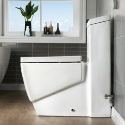 WOODBRIDGE B-0920-A Modern One-Piece Elongated Square Toilet With Solf Closed Seat And Hand Free Touchless Sensor Flush Kit, White -Woodbridgebath Shop 60b9c0007842d thumb 600x600