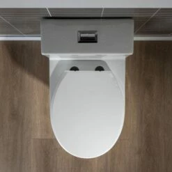 WOODBRIDGE B-0500-A Modern One-Piece Elongated Toilet With Solf Closed Seat And Hand Free Touchless Sensor Flush Kit, White -Woodbridgebath Shop 60b9c05a14fcc thumb 600x600
