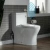 WOODBRIDGE B-0750-A Modern One-Piece Elongated Toilet With Solf Closed Seat And Hand Free Touchless Sensor Flush Kit, White -Woodbridgebath Shop 60b9c1072f14b thumb 600x600