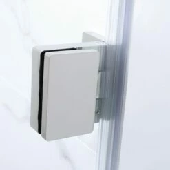 WOODBRIDGE MTDB3458-B, Frameless Hinged Bathtub Shower, 5/16" Tempered Panel, 34" W X 58" H Tub Glass Door In Brushed Nickel Finish, Include Towel Bar -Woodbridgebath Shop 60c2f4032c536 thumb 600x600