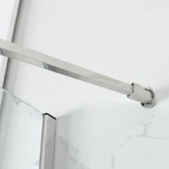 WOODBRIDGE MTDB4958-B, Frameless Hinged Bathtub Shower, 5/16" Tempered Panel, 48-3/8" W X 58" H Tub Glass Door In Brushed Nickel Finish, Include Support Bar -Woodbridgebath Shop 60c84b1300537 thumb 600x600