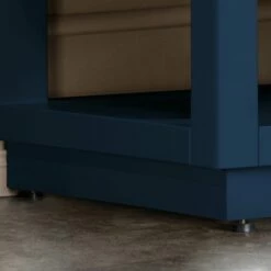 WOODBRIDGE Venice 36"x21"x33" Solid Wood Bath Vanities Side Cabinet In Navy Blue With Gold Trim And Engineered Stone Composite Vanity Top In Carrara White 3 Pre-Drilled Holes For 8-inch Widespread Faucet. -Woodbridgebath Shop 61790e568d0e7 thumb 600x600