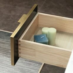 WOODBRIDGE Venice 36"x21"x33" Solid Wood Bath Vanities Side Cabinet In Grey And Gold Trim And Carrara Marble Vanity Top Cabinet With 3 Pre-Drilled Holes For 8-inch Widespread Faucet. -Woodbridgebath Shop 617917f283912 thumb 600x600