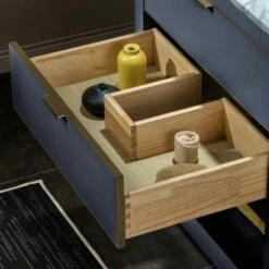 WOODBRIDGE Venice 30"x21"x33" Solid Wood Bath Vanities Side Cabinet In Grey And Gold Trim And Carrara Marble Vanity Top Cabinet With 3 Pre-Drilled Holes For 8-inch Widespread Faucet. -Woodbridgebath Shop 617f78502ebee thumb 600x600