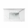 WOODBRIDGE 37" X22" Vanity Top With Single Under Mount Rectangle Bowl, Fish Belly Engineered Stone, Pre-drilled With 3-hole For 4-inch Centerset Faucet Set Up Option, FBVT3722-4 -Woodbridgebath Shop 61e6778a2d822 thumb 600x600