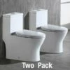 WOODBRIDGE Moder Design, Elongated One Piece Toilet Dual Flush 1.0/1.6 GPF,with Soft Closing Seat, White, T-0032(2 -Pack) -Woodbridgebath Shop 62295954ac521 thumb 600x600