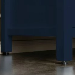 WOODBRIDGE Milan 36"x21"x33" Solid Wood Bath Vanities Cabinet Only With Drawers On Right, Without Top, Navy Blue, Milan 3621R-NB -Woodbridgebath Shop 626262b6df255 thumb 600x600