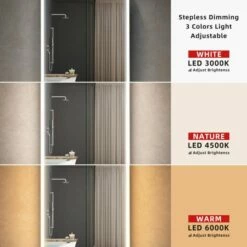 Best Seller WOODBRIDGE Contemporary 24”W X 30"H Surface Mount Frameless One Door Medicine Cabinet With Mirror Defogger And Soft Close Hinges, MCL2430 -Woodbridgebath Shop 626266e4e84ed thumb 600x600