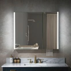 WOODBRIDGE Contemporary 36”W X 30"H Surface Mount Frameless 2 Doors Medicine Cabinet With Mirror Defogger And Soft Close Hinges, MCL3630 -Woodbridgebath Shop 626269149cbc7 thumb 600x600