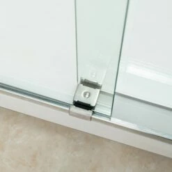 WOODBRIDGE Frameless Bathtub Shower Doors 56-60" Width X 62"Height With 5/16"(8mm) Clear Tempered Glass, 2 Ways Opening & Double Sliding In Brushed Nickel Finish -Woodbridgebath Shop 626658e4eed39 thumb 600x600