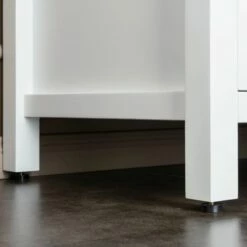 WOODBRIDGE Milan 36"x21"x33" Solid Wood Bath Vanities Cabinet Only With Drawers On Right, Without Top, White, Milan 3621R-WH -Woodbridgebath Shop 626667f373b25 thumb 600x600