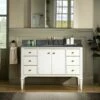WOODBRIDGE Roma 49"x22"x38" Solid Wood Bath Vanity In White With Gold Hardware And Dark Gray Engineered Stone Composite Vanity Top With 3 Pre-Drilled Holes, Roma-4821-White+DGVT4922D-8 -Woodbridgebath Shop 62cbf39ff20c3 thumb 600x600