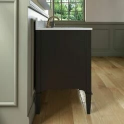 WOODBRIDGE Roma 49"x22"x38" Solid Wood Bath Vanity In Espresso With Gold Hardware And Carrara Engineered Stone Composite Vanity Top With 3 Pre-Drilled Holes, Roma-4821-Espresso+CALAVT4922D-8 -Woodbridgebath Shop 630592a82102a thumb 600x600