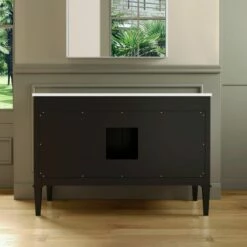 WOODBRIDGE Roma 49"x22"x38" Solid Wood Bath Vanity In Espresso With Gold Hardware And Carrara Engineered Stone Composite Vanity Top With 3 Pre-Drilled Holes, Roma-4821-Espresso+CALAVT4922D-8 -Woodbridgebath Shop 630592a88ac3a thumb 600x600